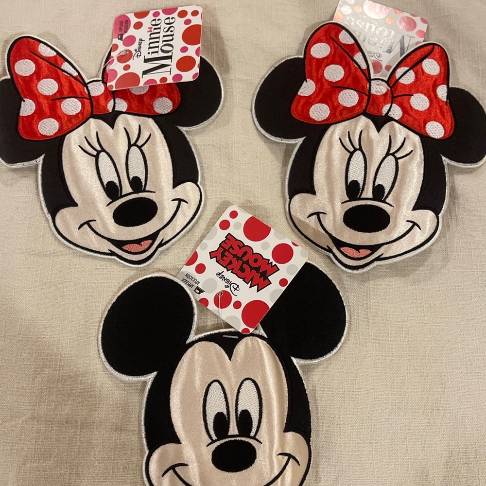 Disney Mickey & Minnie iron on appliqués